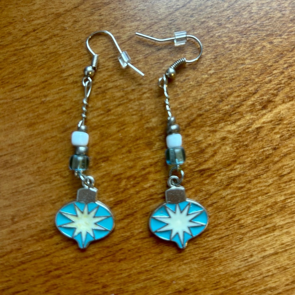 Vintage Christmas Ornament Earrings